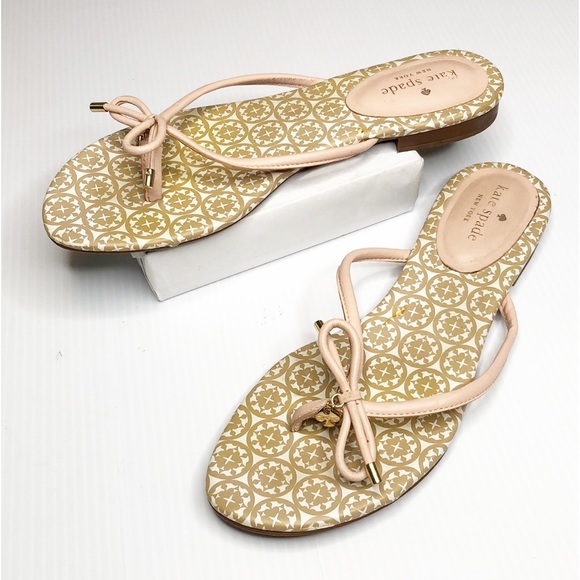 Kate Spade Mystic Bow Flip Flop Thong Sandal (10) - Picture 2 of 13